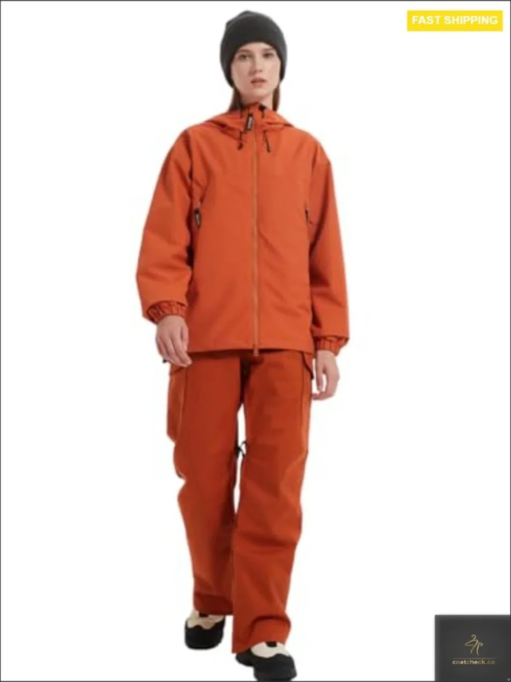 Softshell Jacket with Hood Fleece Lined Lightweight Waterproof Insulated